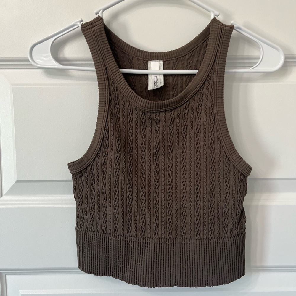 Stretchy Brown Tank